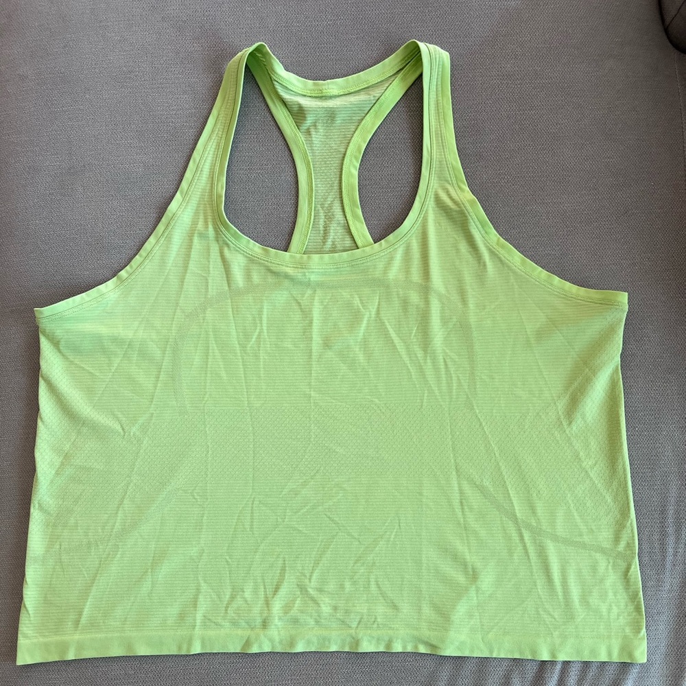 Lululemon swiftly race length tank top